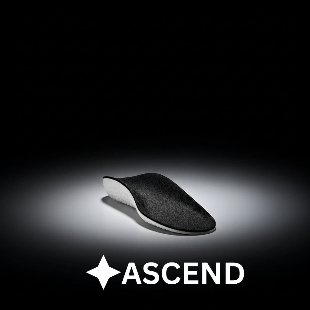 Ascend Unsichtbare Schuheinlagen zur Erhöhung der Körpergröße