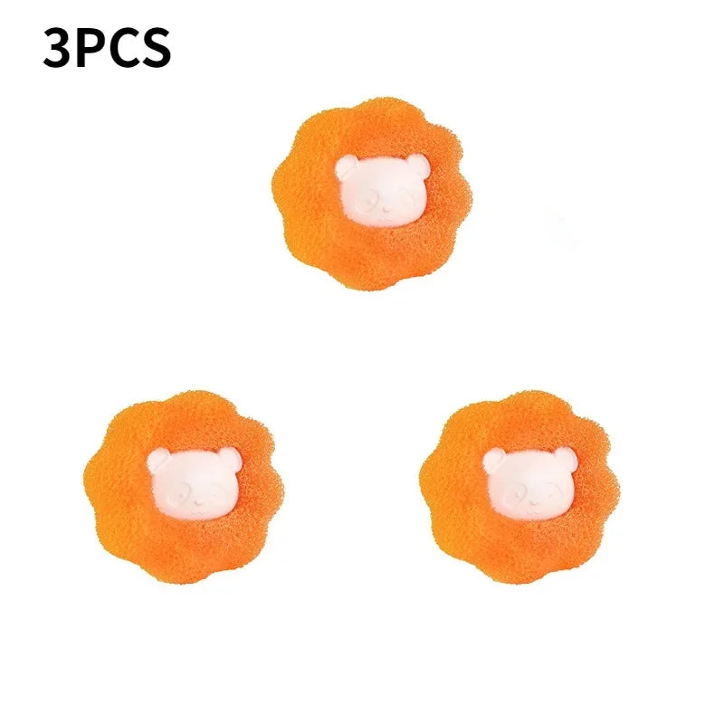 Washing Machine Filter Reusable Balls Wool Sticker Cat Hair Removal Device Pet Fur Hair Grabber Personal Care Front Page Laundry
